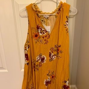 NWT Floral Shirt Dress
